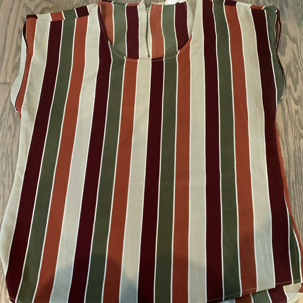 Stripped blouse size L